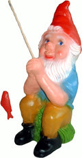 Zwerg    Angler sitzend