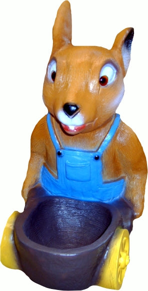 Osterhase mit Karren