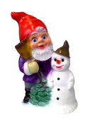 Zwerg mit Schneemann