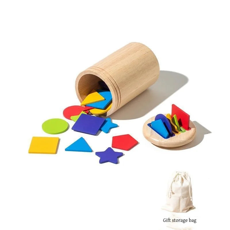 Montessori Holz Sortier- & Steckspielzeug – Farben, Formen & Feinmotorik (ab 3 Jahre)