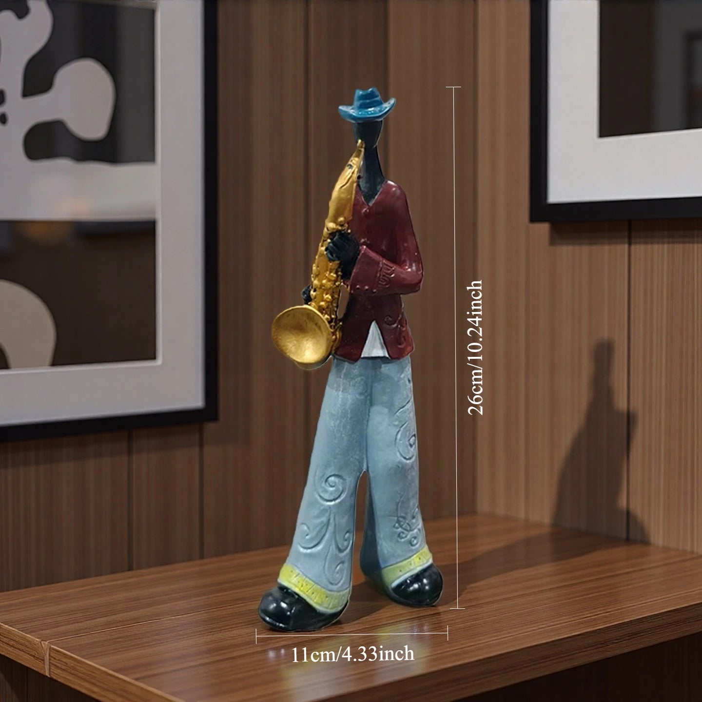 Musikband-Figuren aus Resin – Nordische Deko-Skulptur