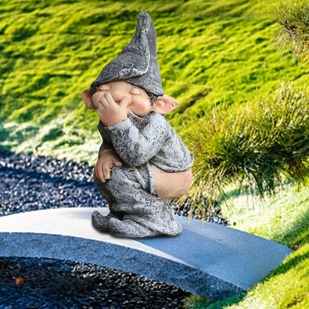 Gartenzwerg Harz Figur Lustiger Gartenzwerg Garten Ornament Dekoration