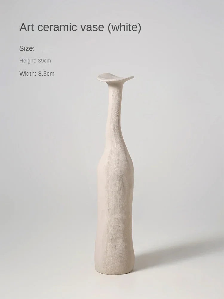 Keramik-Vase im nordischen Stil – Morandi-Farben für dein Zuhause