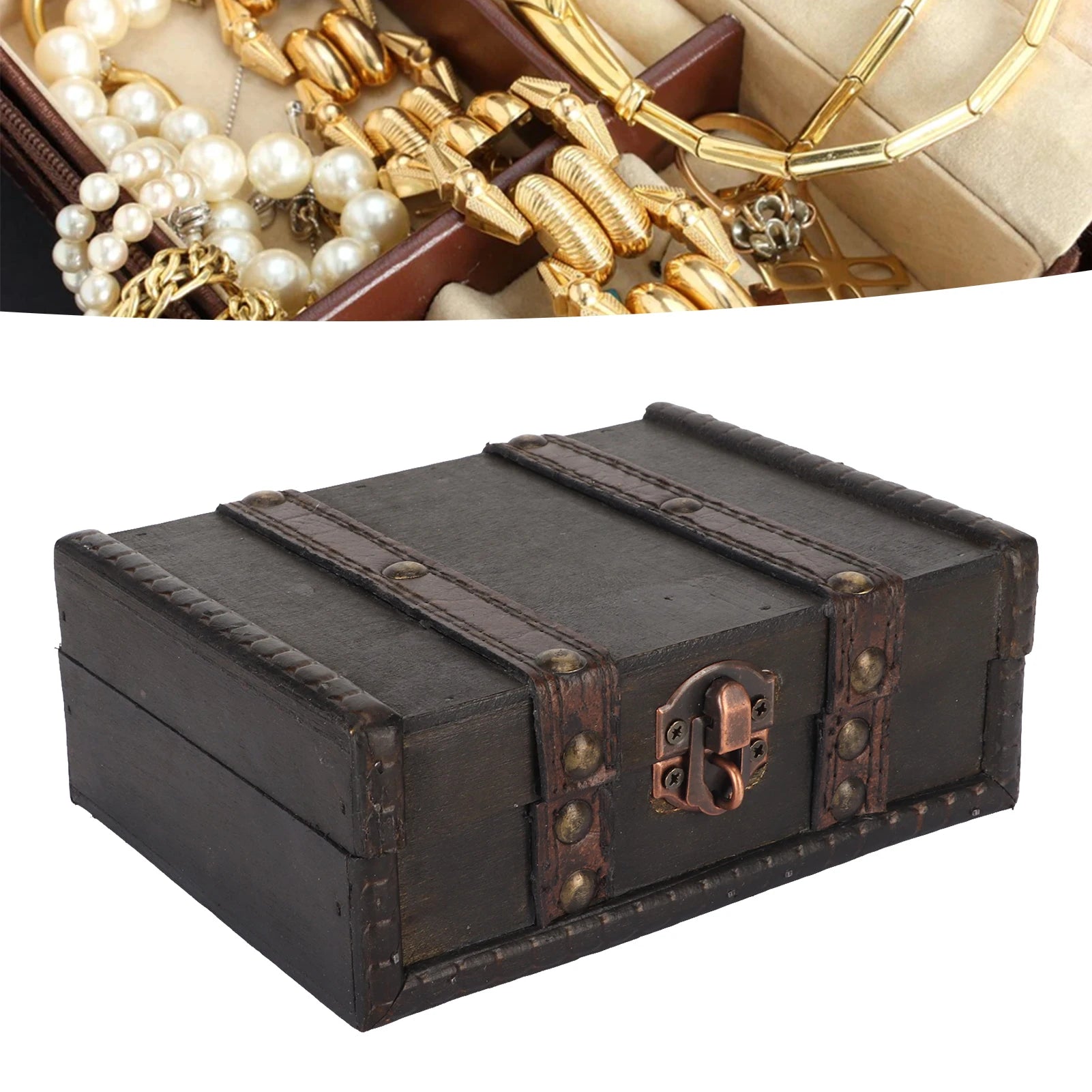 Vintage Holztruhe – für Schätze, Geheimnisse und Schmuck