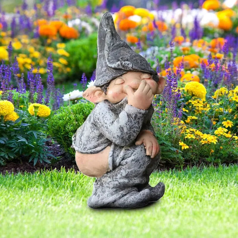 Gartenzwerg Harz Figur Lustiger Gartenzwerg Garten Ornament Dekoration