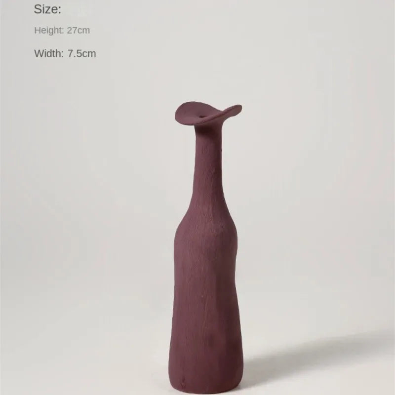 Keramik-Vase im nordischen Stil – Morandi-Farben für dein Zuhause