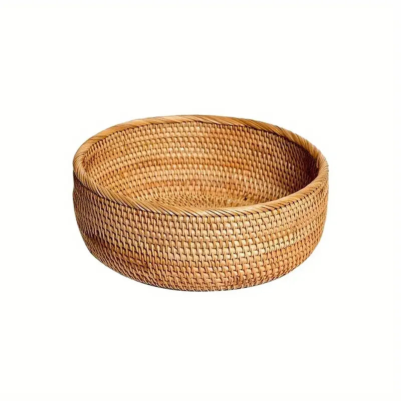 Handgeflochtener Rattan-Korb – Aufbewahrungskorb aus Weide
