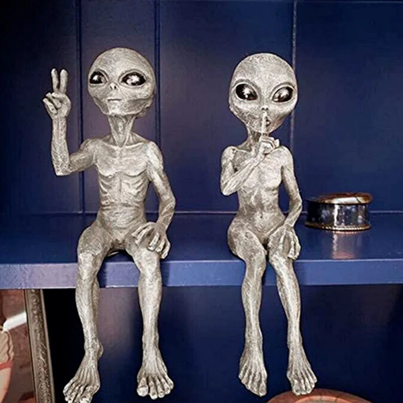 Alien-Figur aus Resin
