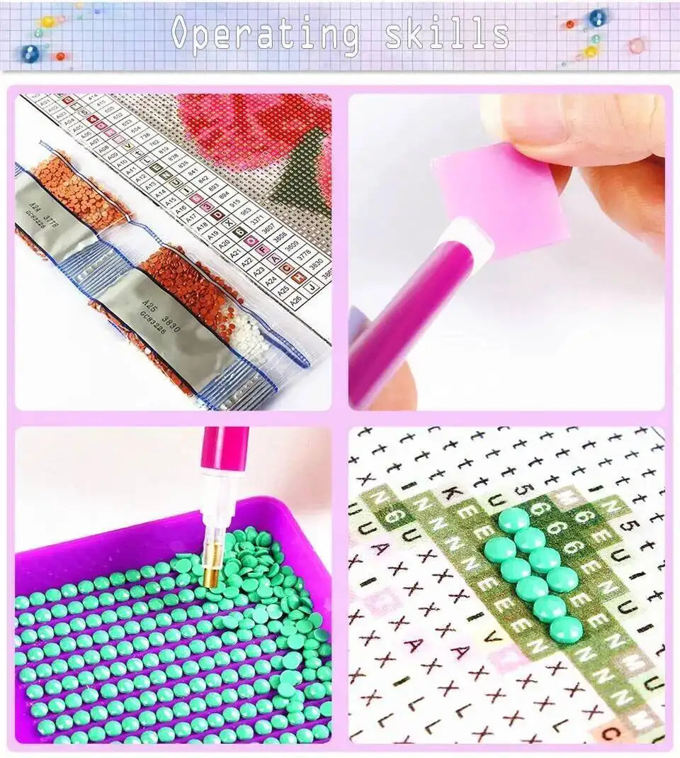 5D Diamond Painting Tiere – DIY Diamant-Malerei für Anfänger