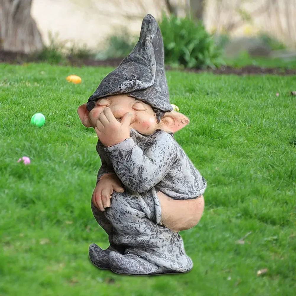 Gartenzwerg Harz Figur Lustiger Gartenzwerg Garten Ornament Dekoration