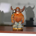 Wikinger-Krieger Figur aus Harz – Dekorative Zwerg-Ornament (19x11x8 cm)