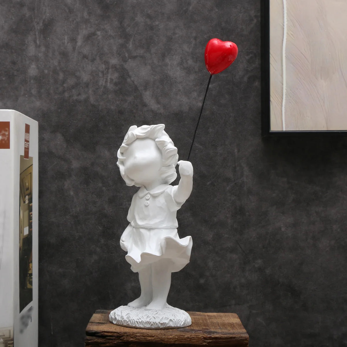 Banksy-Skulptur – Ballon-Mädchen