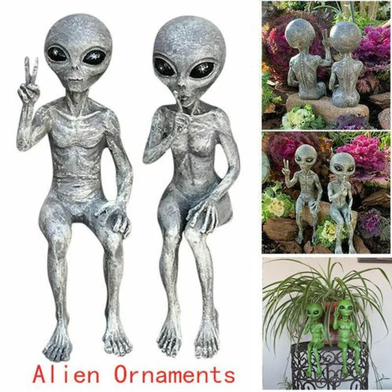 Alien-Figur aus Resin