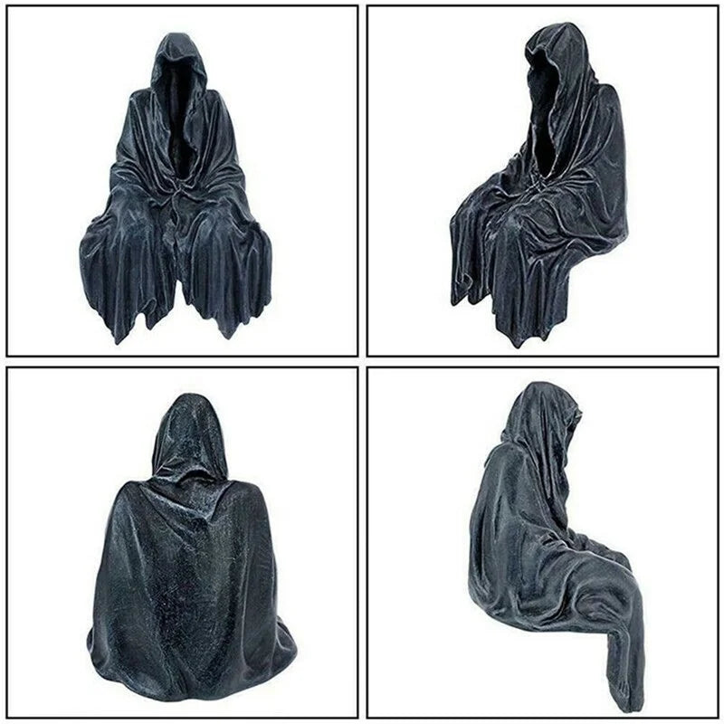 Grim Reaper Statue Resin Figurine Horror Sculpture Halloween Gift