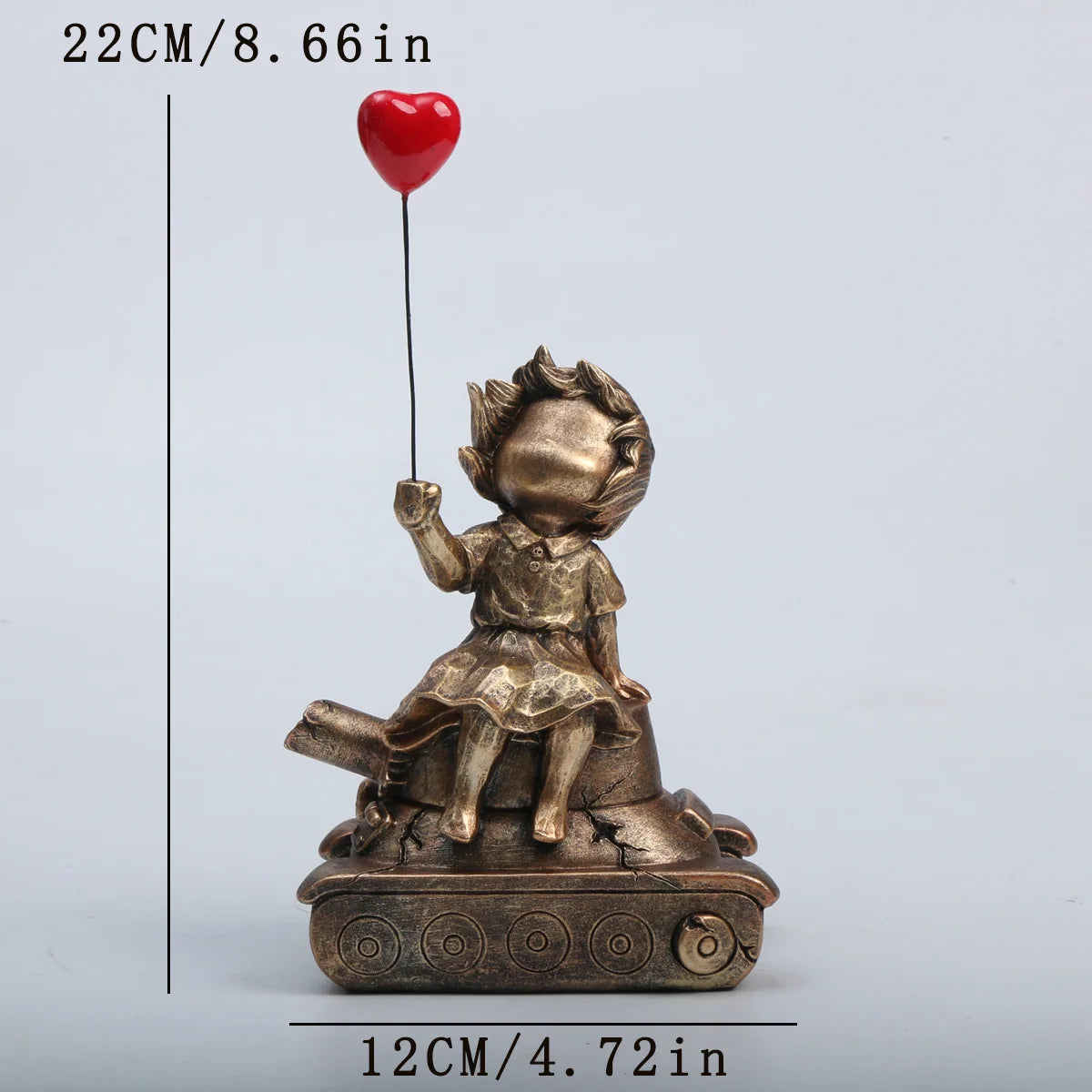 Banksy-Skulptur – Ballon-Mädchen