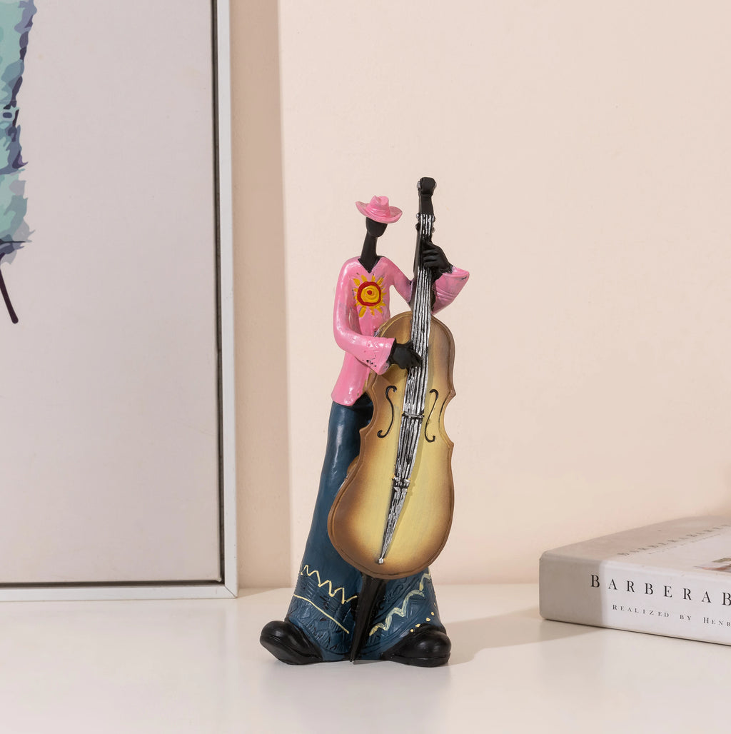 Musikband-Figuren aus Resin – Nordische Deko-Skulptur
