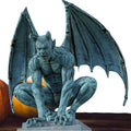Gargoyle-Statue mit Flügeln – Gotische Gartenskulptur aus Harz