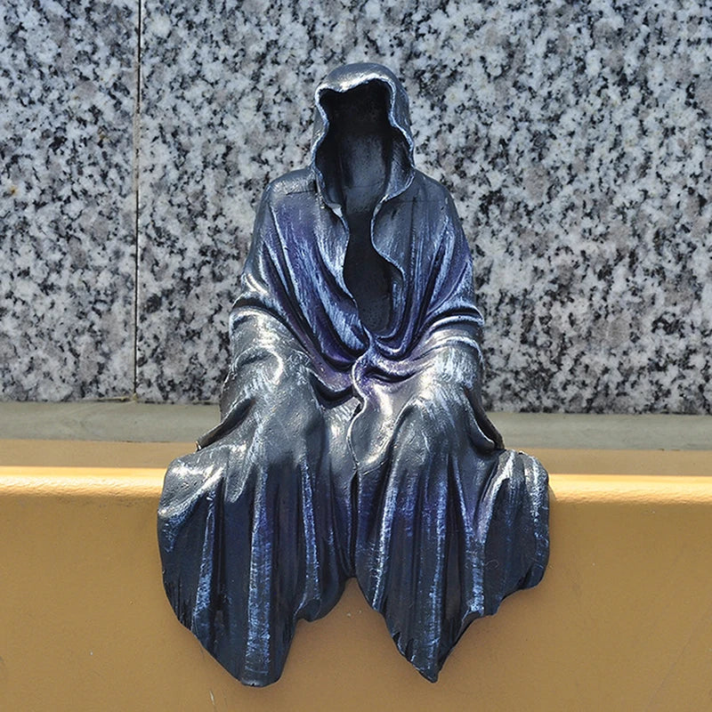 Grim Reaper Statue Resin Figurine Horror Sculpture Halloween Gift
