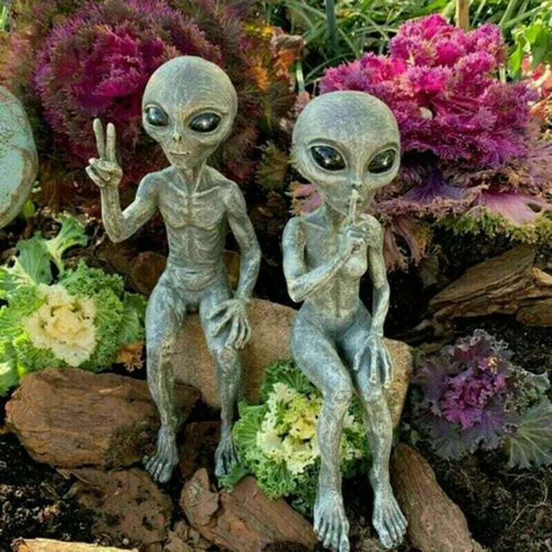 Alien-Figur aus Resin