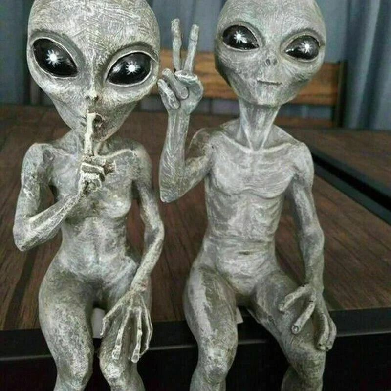 Alien-Figur aus Resin