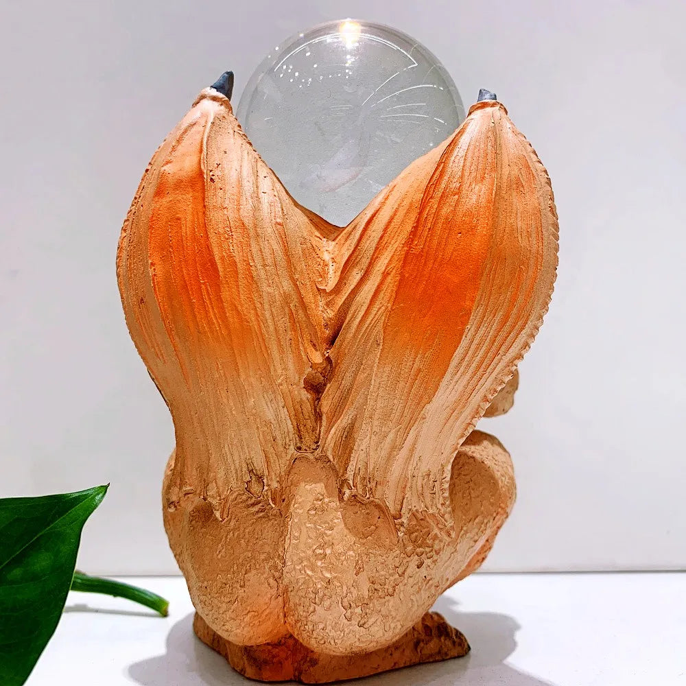 Gargoyle Kugelhalter aus Resin – Kristallkugel-Ständer Monster