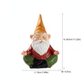 Meditierender Gartenzwerg – Zen-Figur aus Resin