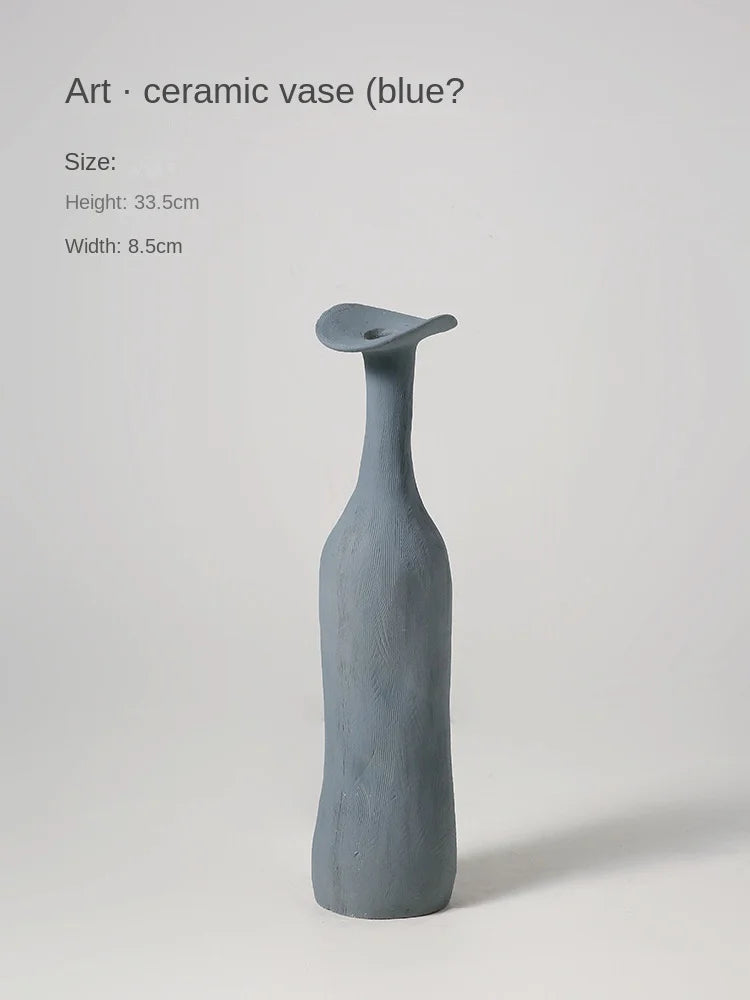 Keramik-Vase im nordischen Stil – Morandi-Farben für dein Zuhause