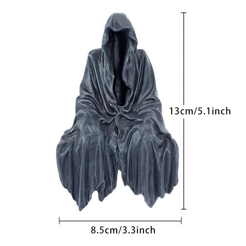 Grim Reaper Statue Resin Figurine Horror Sculpture Halloween Gift