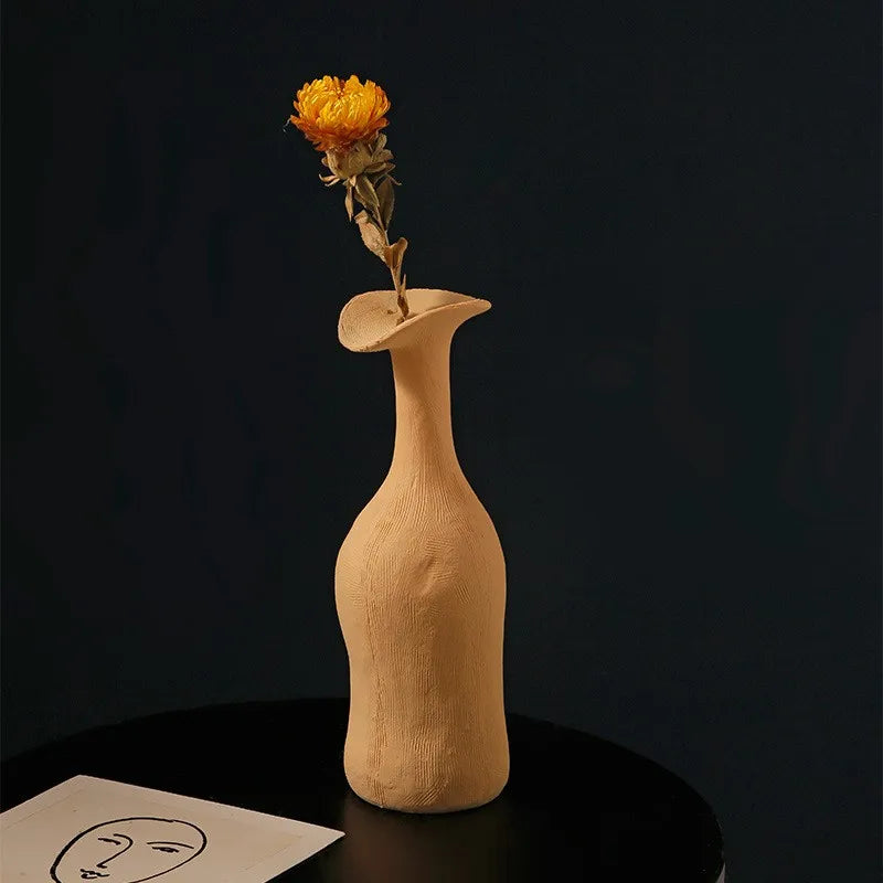 Keramik-Vase im nordischen Stil – Morandi-Farben für dein Zuhause