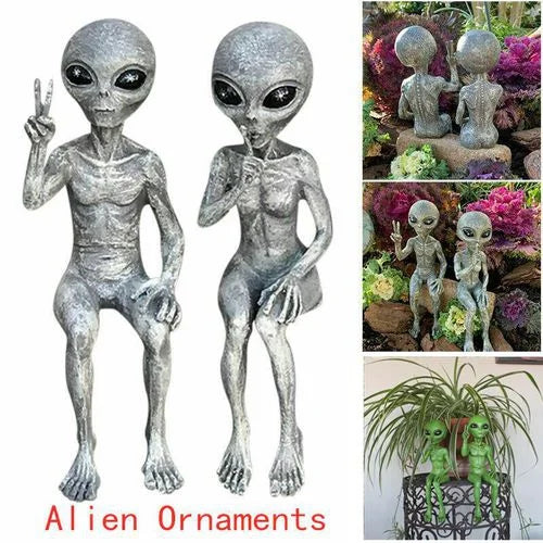Alien-Figur aus Resin