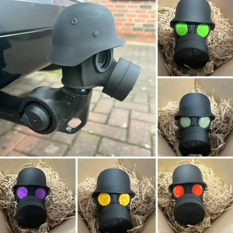 Anhängerkupplung Schutzkappe im Helm-Design – 3D-gedruckte Kugelschutzkappe gegen Rost & Schmutz