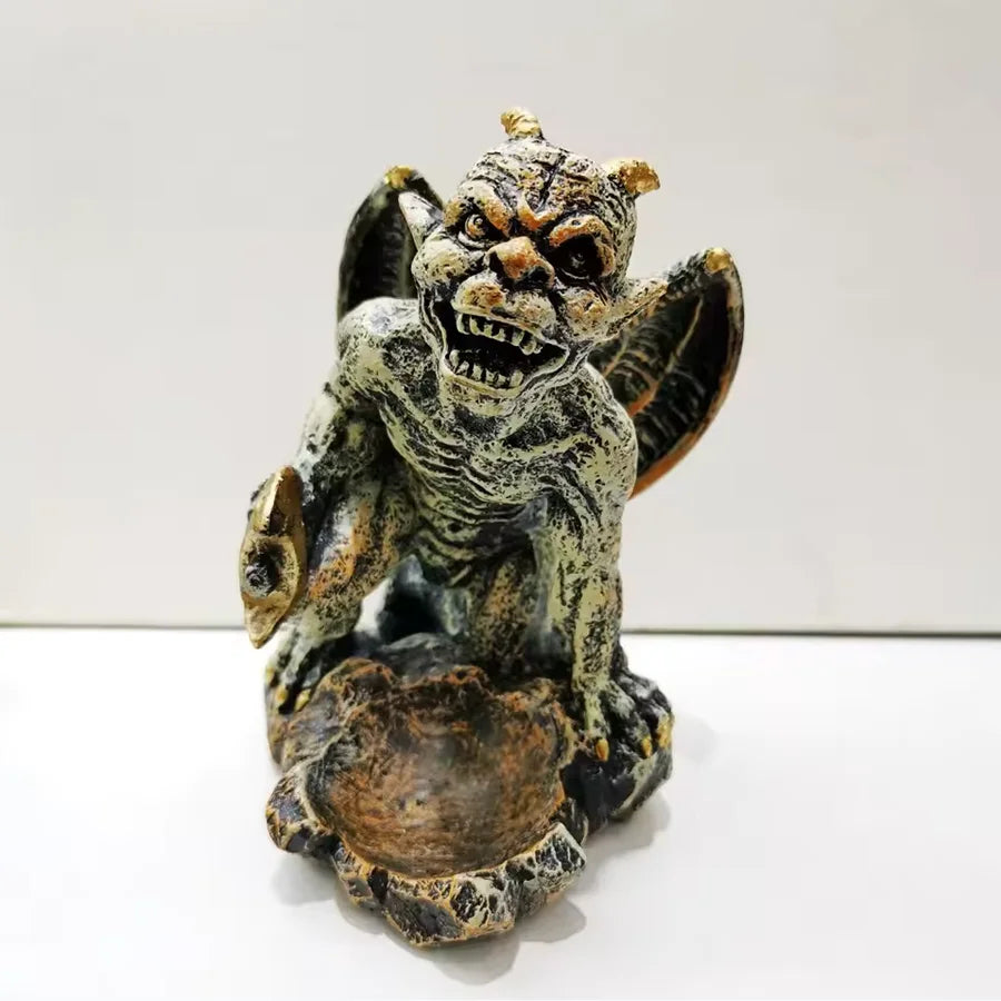 Gargoyle Kugelhalter aus Resin – Kristallkugel-Ständer Monster