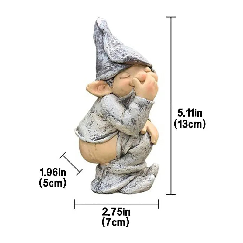 Gartenzwerg Harz Figur Lustiger Gartenzwerg Garten Ornament Dekoration