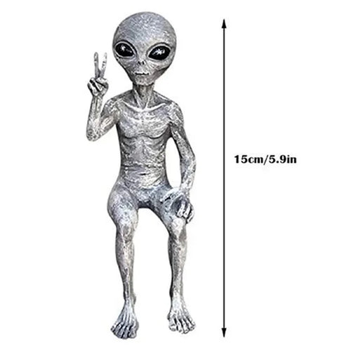 Alien-Figur aus Resin
