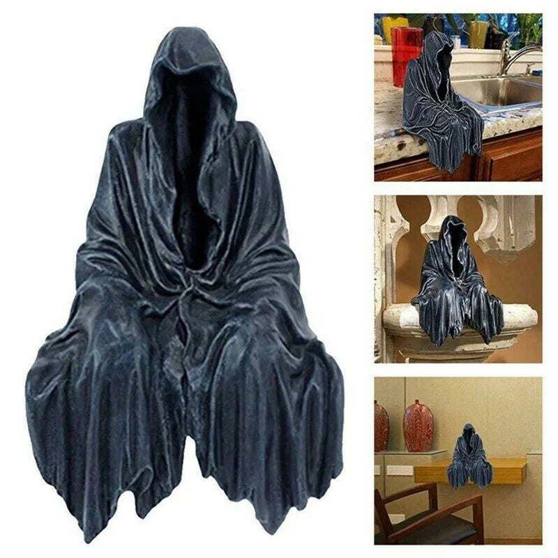 Grim Reaper Statue Resin Figurine Horror Sculpture Halloween Gift