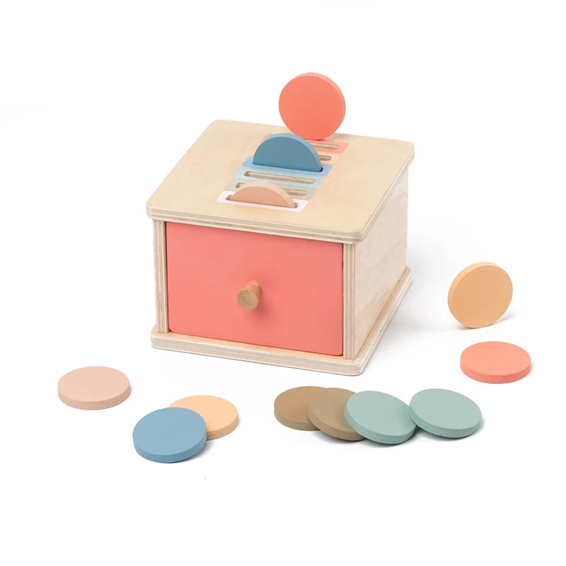 Montessori Holz-Sortierbox – Busy Board Matching-Spiel für Feinmotorik & sensorisches Lernen ab 3 Jahren