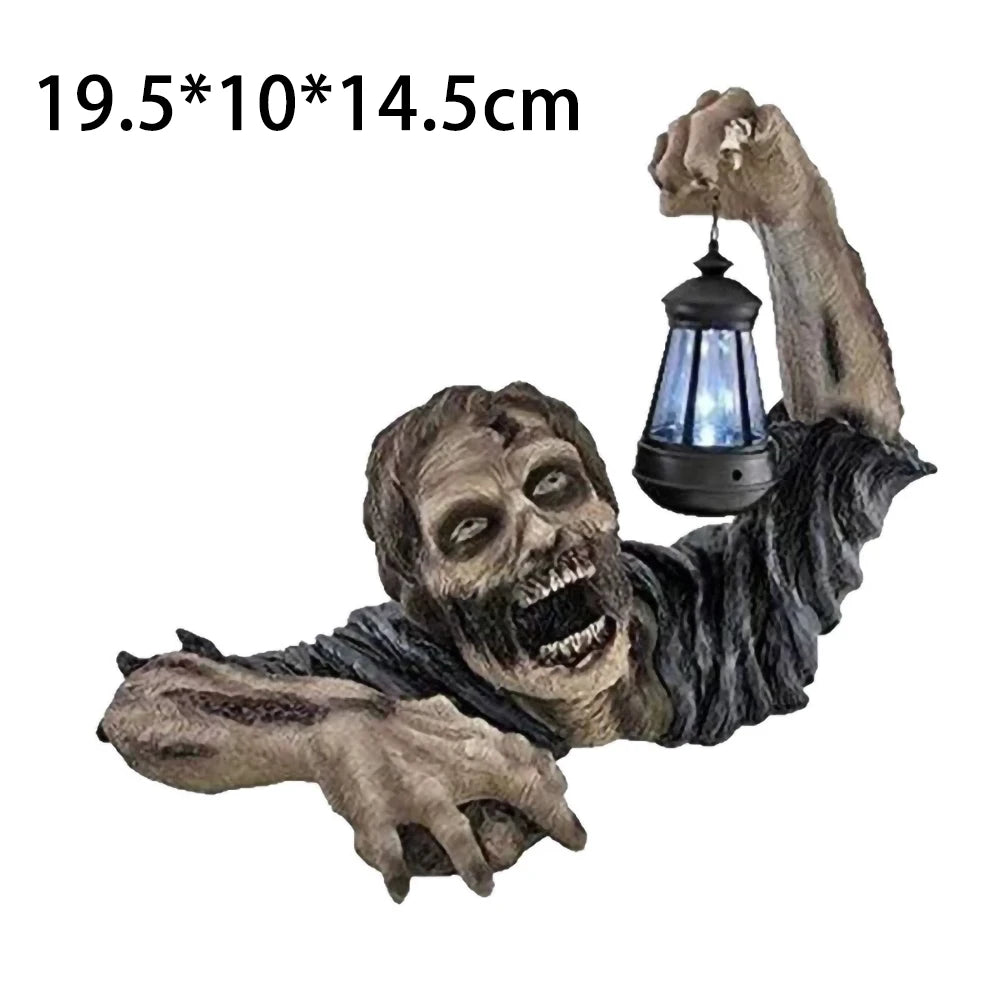 LED Zombie Lantern - Spooky Halloween Decoration