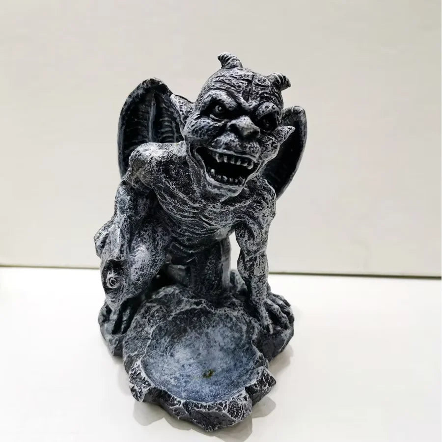 Gargoyle Kugelhalter aus Resin – Kristallkugel-Ständer Monster