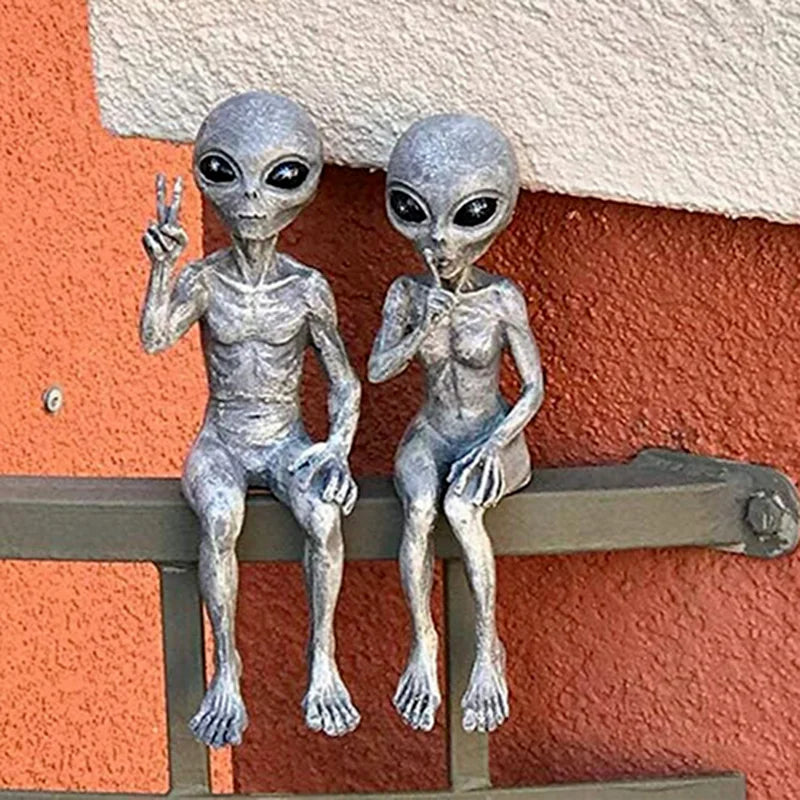 Alien-Figur aus Resin