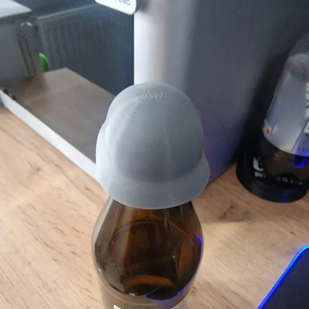 Helm Flaschenverschluss aus 3D-Druck – Witziger Militärhelm-Flaschendeckel für Bier, Wein & Whiskey