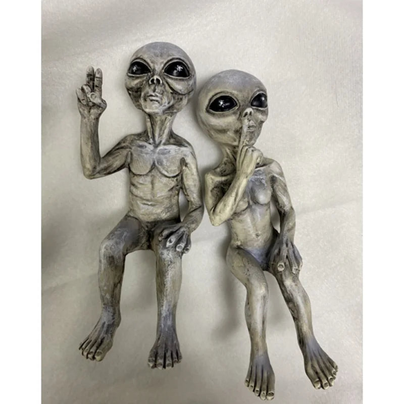 Alien-Figur aus Resin