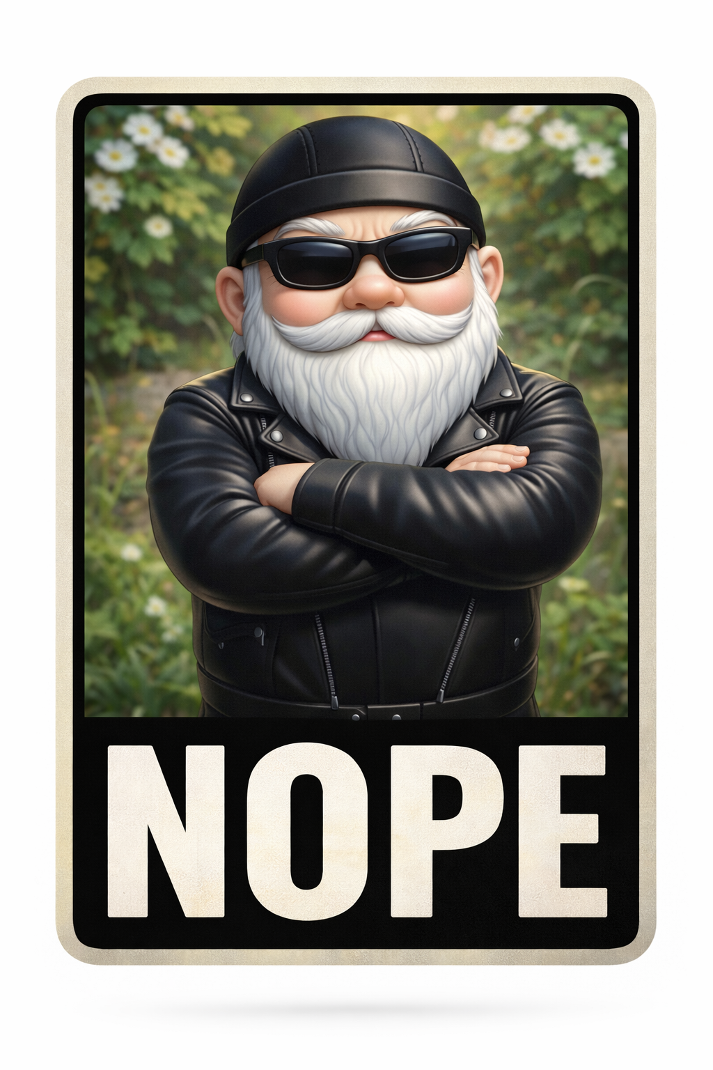 Schild Nope